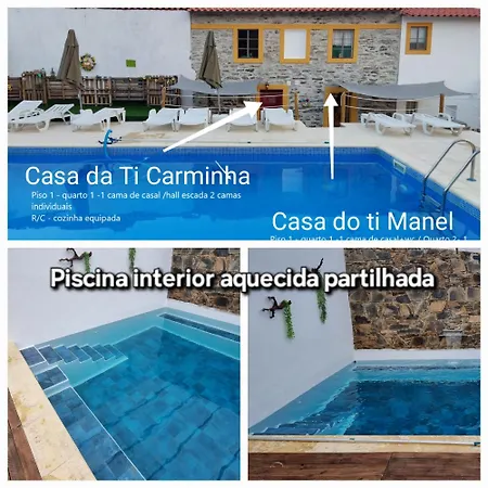 Piscina Interior Aquecida - Monte Cimeiro E Casitas Da Eira - Casa Da Ti Carminha 別荘 マサン